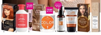 Farba do włosów Joanna Multi Cream Color płomienny rudy promocja w Hebe