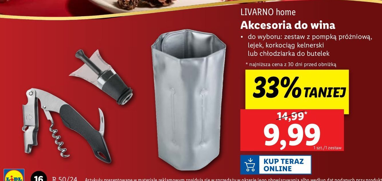 Korkociąg LIVARNO HOME promocja