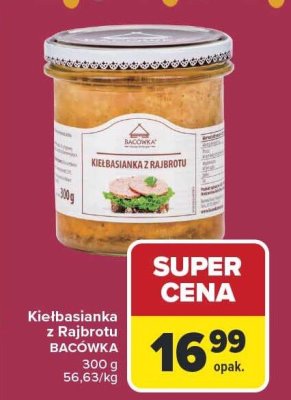Kiełbasianka z Rajbrotu 300 g BACÓWKA promocja w Carrefour