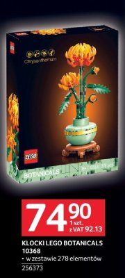 Klocki LEGO Botanicals 10368 w zestawie 278 elementów 256373 promocja w Selgros