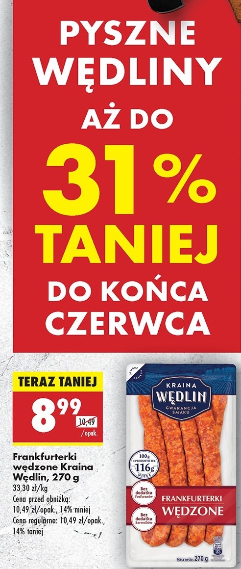 Frankfurterki w臋dzone Kraina w臋dlin promocja