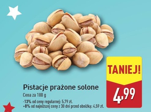 Pistacje prażone solone promocja