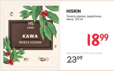 Świeca sojowa zapachowa, kawa promocja w Rossmann