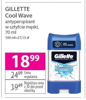 Dezodorant Gillette series cool wave promocja