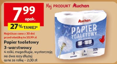 Papier toaletowy promocja w Auchan