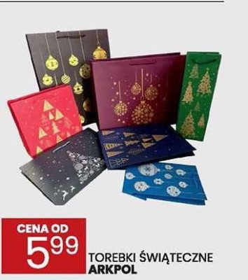 Torebki świąteczne Arkpol promocja w Wafelek