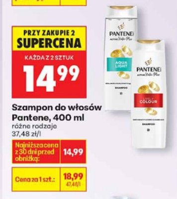 Szampon do włosów, 400 ml różne rodzaje promocja w Biedronka