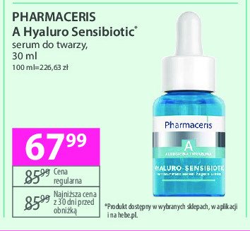 Serum do twarzy nawilżające Pharmaceris a promocja