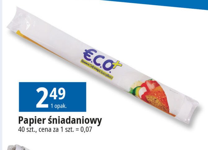 Papier śniadaniowy Eco+ promocja w Leclerc