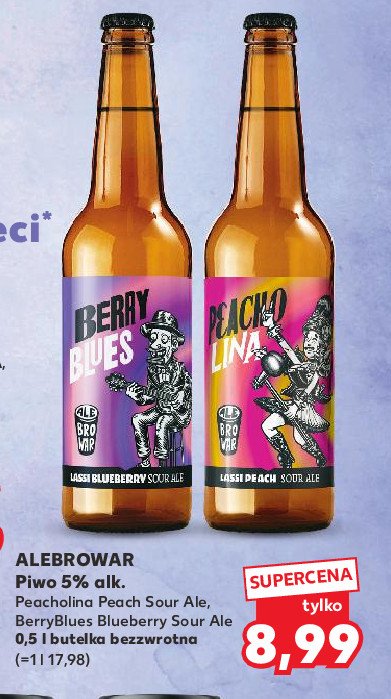 Piwo Alebrowar berry blues blueberry promocja w Kaufland