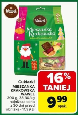 Cukierki MIESZANKA KRAKOWSKA WAWEL promocja w Carrefour Market