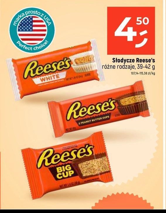 Babeczki czekoladowe z kremem orzechowym Reese's promocja