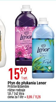 Płyn do płukania dewy blossom fresh Lenor parfumelle promocja