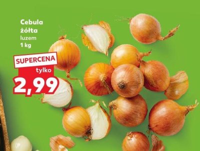 Cebula żółta luzem Kaufland promocja w Kaufland