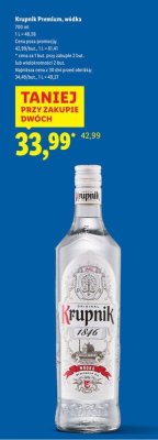 Wódka promocja w Lidl