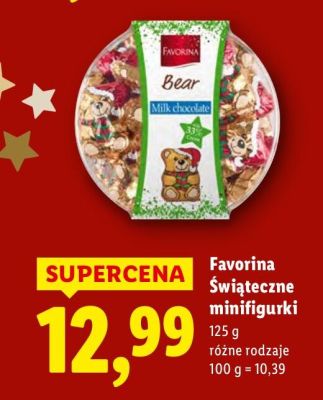 Minifigurki świąteczne Favorina różne rodzaje promocja w Lidl