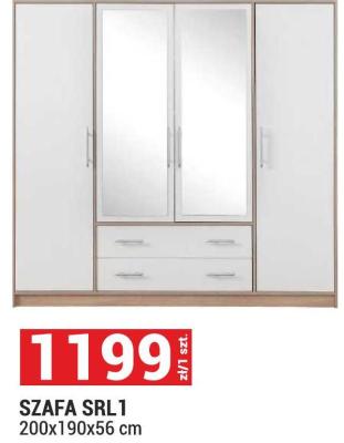 SZAFA SRL1 200x190x56 cm promocja w Merkury Market