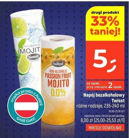 Drink mojito Twisst promocja