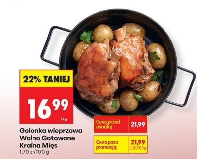 Golonka wieprzowa Wolno Gotowane  promocja w Biedronka