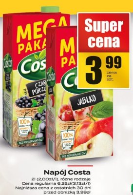 Napój Costa promocja w Supeco