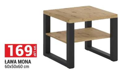 Ława MONA 60x50x60 cm promocja w Merkury Market