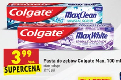 Pasta do zębów sparkle diamonds Colgate max white promocja