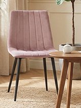 Krzesło DEVA różowe 4 szt. promocja w Biedronka