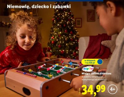 Minigra stołowa drewniana lupilu promocja