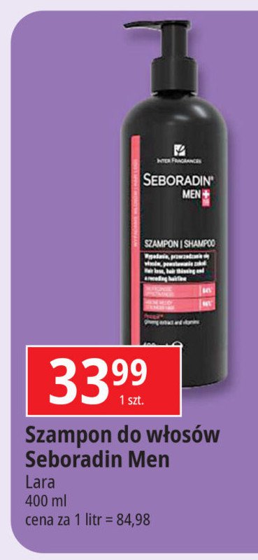 Szampon do w艂os贸w Seboradin men promocja