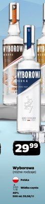 Wódka Wyborowa (różne rodzaje) promocja w Netto