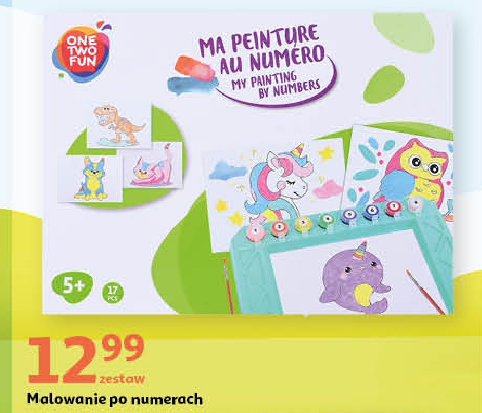 Malowanie po numerach One two fun promocja