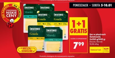 Ser promocja w Biedronka