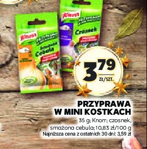 Smażona cebula Knorr mini kostka promocja w Stokrotka