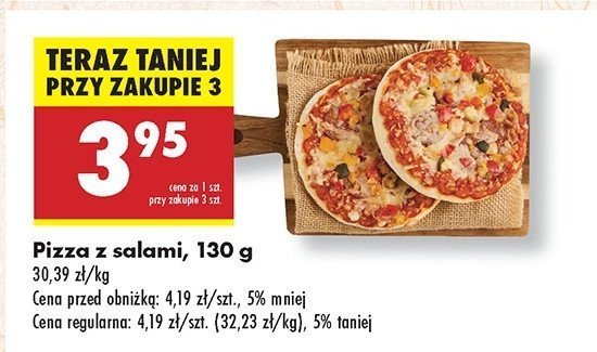 Pizza salami promocja