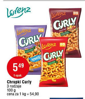 Chrupki Lorenz curly promocja