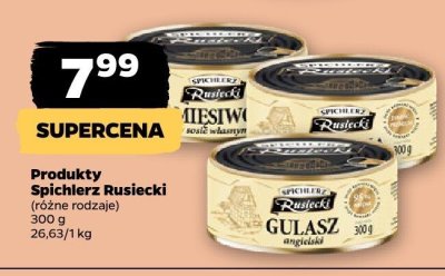Mięsiwo różne rodzaje promocja w Netto