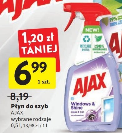 Płyn do szyb AJAX WINDOWS Ajax . promocja