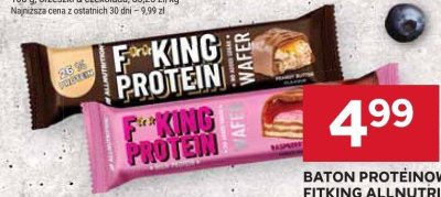 Baton proteinowy Fitking  promocja w Stokrotka