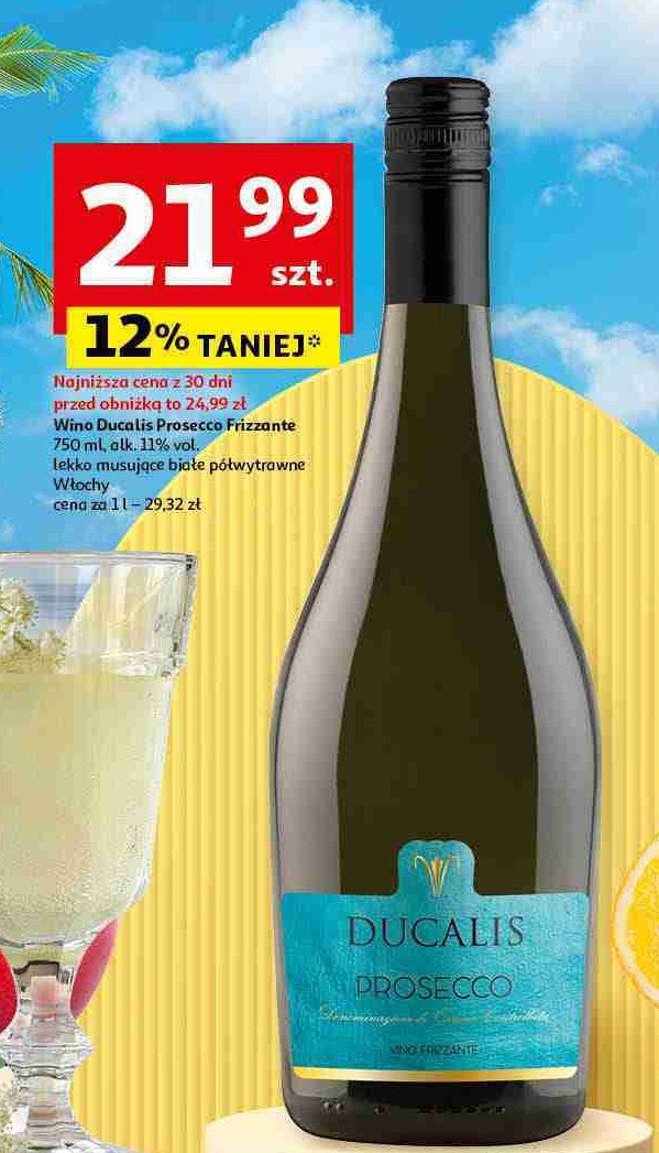 Wino Ducalis prosecco promocja