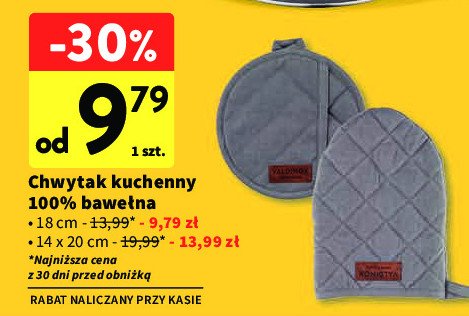 Chwytak kuchenny 14 x 20 cm promocja w Intermarche