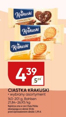 Ciastka krakuski promocja w Chata Polska