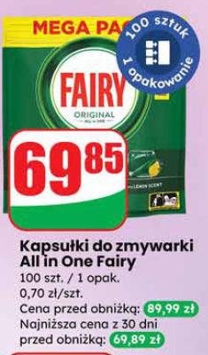 Kapsułki do zmywarki All In One promocja w Dino