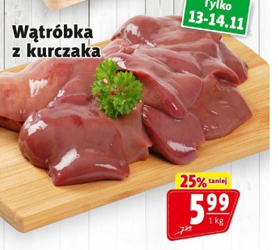Wątróbka z kurczaka promocja w Prim Market