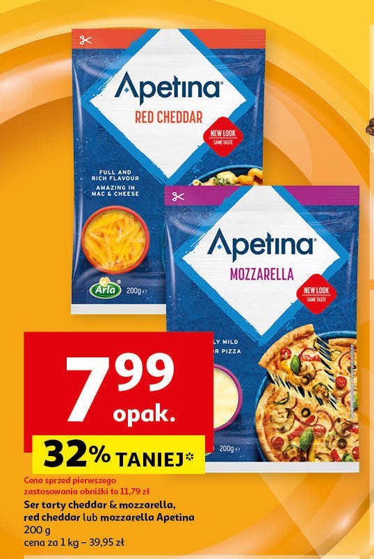 Ser red cheddar tarty Arla apetina promocja