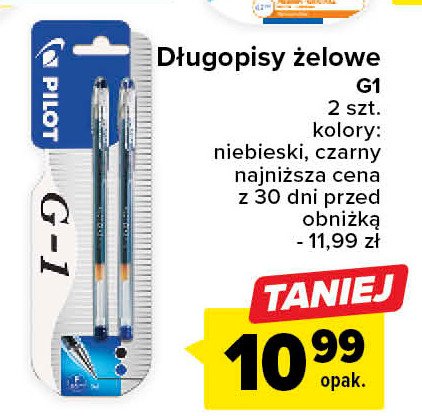 D艂ugopis g-1 czarny Pilot promocja