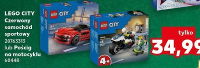 Klocki Lego City Pościg na motocyklu 60448 promocja w Kaufland