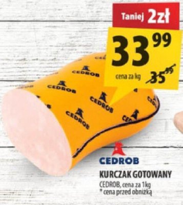 Kurczak gotowany Cedrob promocja w Arhelan