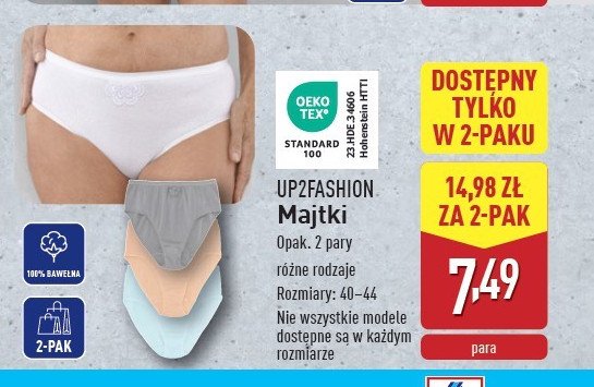 Majtki 40-44 Up2fashion promocja