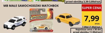 Samochodzik Matchbox MB promocja w Supeco