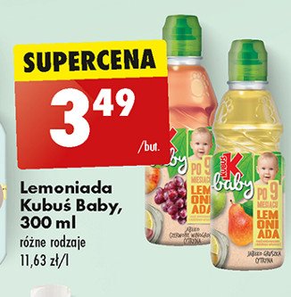 Lemoniada winogronowa Kubuś baby promocja